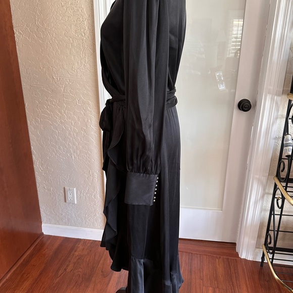 Zimmerman Asymmetrical wrap silk dress size 2 - Picture 3 of 12